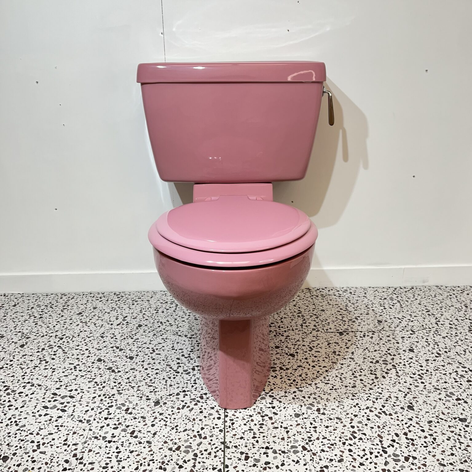 Pink Commode Armitage Shanks Flamingo Pink Kensington Toilet - Sanitary Salvage