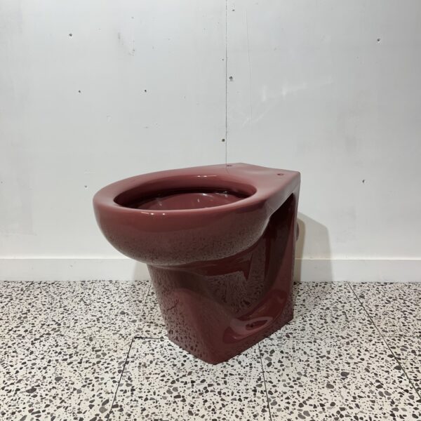 Twyfords Back To Wall Damask (dark red) Toilet Pan