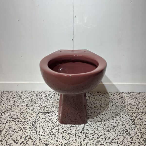 Twyfords Back To Wall Damask (dark red) Toilet Pan - Image 3