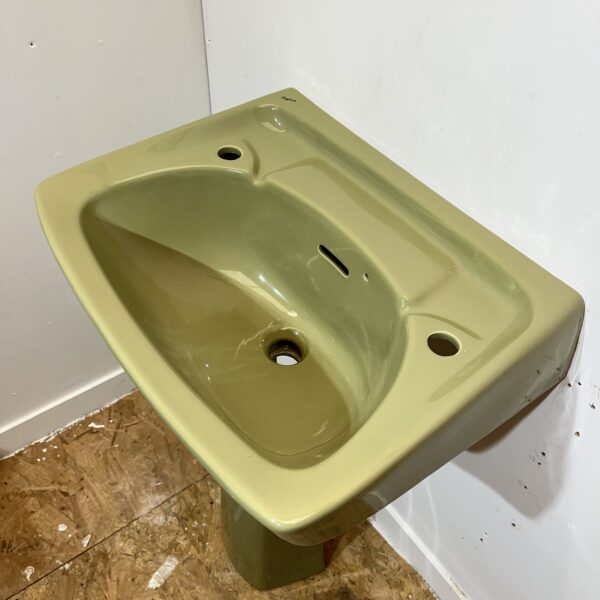 Avocado Twyford Basin & Pedestal - Image 3
