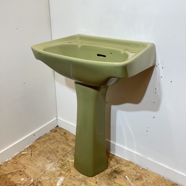 Avocado Twyford Basin & Pedestal - Image 2