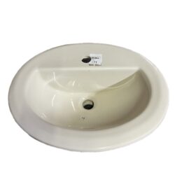 Indian Ivory Inset Vanity Basin 1TH