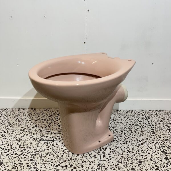 Coral Pink Low Level Toilet Pan P Trap