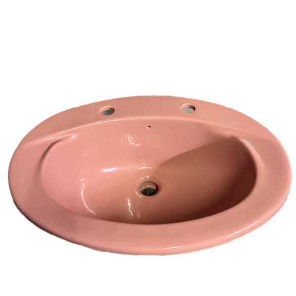 Twyfords Cameo Pink Recessed Basin 2TH