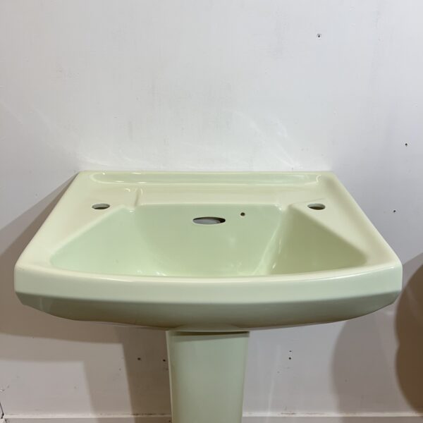 Ideal Standard Whisper Green Tiara Basin with Pedestal - Image 2