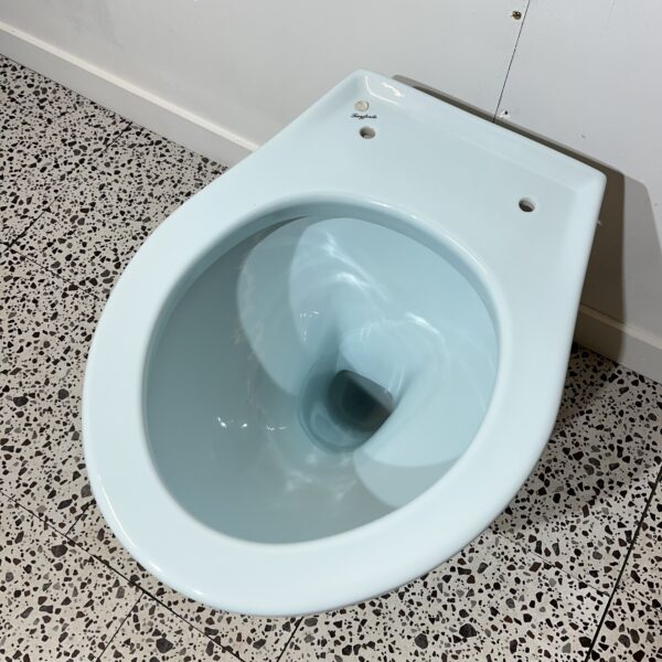 Twyfords Galerie Back to Wall Toilet Pan in Freshwater Blue H.O - Image 3